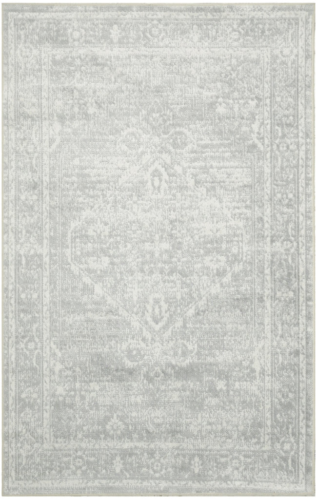 Nourison Astra Machine Washable ASW11 Light Grey Area Rug main image