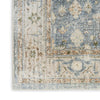 Nourison Astra Machine Washable ASW11 Silver Blue Area Rug 