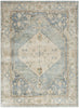 Nourison Astra Machine Washable ASW11 Silver Blue Area Rug 