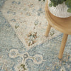 Nourison Astra Machine Washable ASW11 Silver Blue Area Rug 