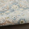 Nourison Astra Machine Washable ASW12 Beige Blue Area Rug Corner Image