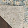Nourison Astra Machine Washable ASW12 Beige Blue Area Rug Corner Image