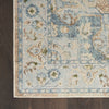 Nourison Astra Machine Washable ASW12 Beige Blue Area Rug Detail Image