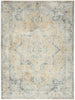 Nourison Astra Machine Washable ASW12 Beige Blue Area Rug Main Image