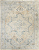 Nourison Astra Machine Washable ASW12 Beige Blue Area Rug Main Image