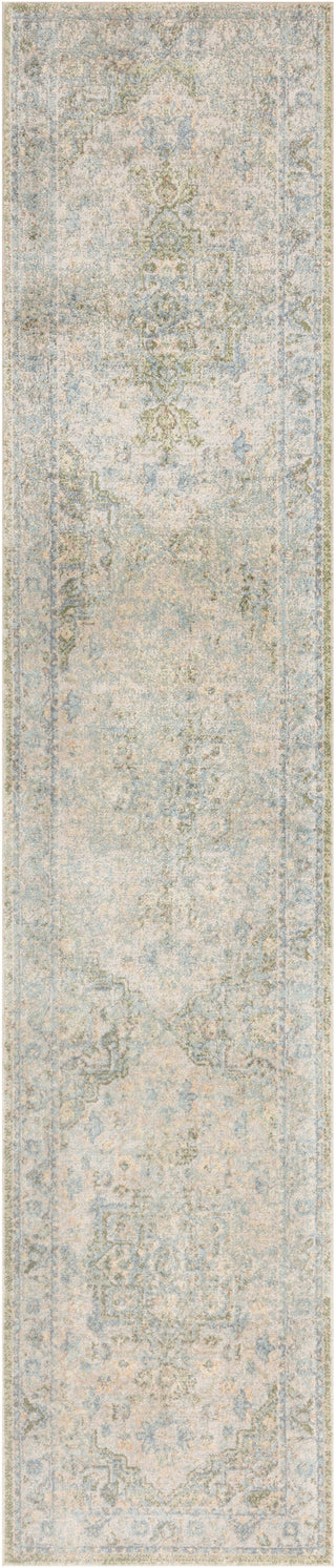 Nourison Astra Machine Washable ASW12 Blue Green Area Rug main image