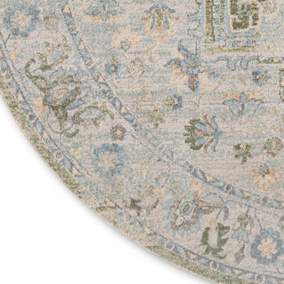 Nourison Astra Machine Washable ASW12 Blue Green Area Rug T' R