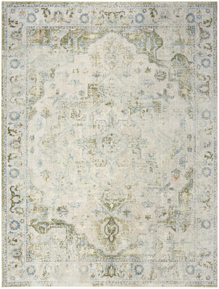 Nourison Astra Machine Washable ASW12 Blue Green Area Rug Main Image