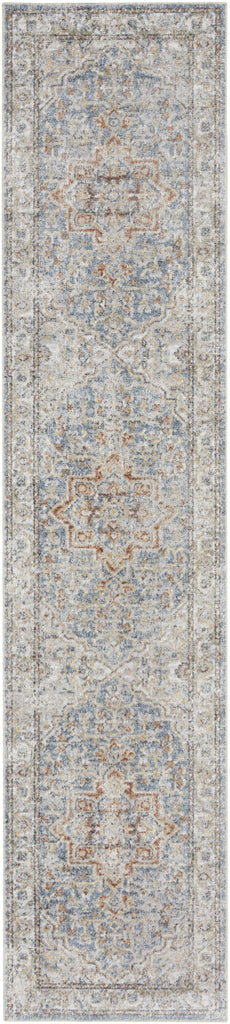 Nourison Astra Machine Washable ASW12 Denim Multicolor Area Rug main image