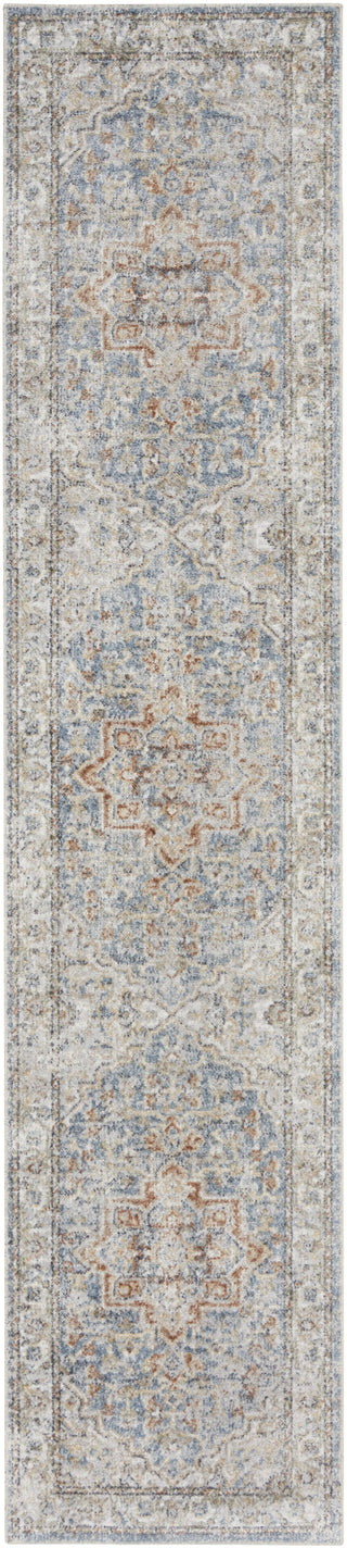 Nourison Astra Machine Washable ASW12 Denim Multicolor Area Rug main image