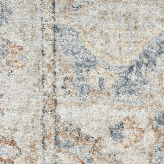 Nourison Astra Machine Washable ASW12 Denim Multicolor Area Rug Swatch Image