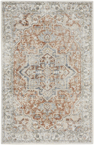 Nourison Astra Machine Washable ASW12 Gold Multicolor Area Rug Main Image
