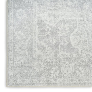Nourison Astra Machine Washable ASW12 Grey Area Rug Corner Image