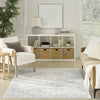 Nourison Astra Machine Washable ASW12 Grey Area Rug Swatch Image