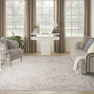 Nourison Astra Machine Washable ASW12 Grey Area Rug Swatch Image