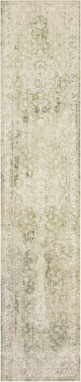 Nourison Astra Machine Washable ASW12 Ivory Green Area Rug main image