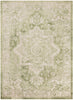 Nourison Astra Machine Washable ASW12 Ivory Green Area Rug Main Image