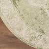 Nourison Astra Machine Washable ASW12 Ivory Green Area Rug Detail Image