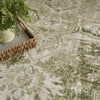 Nourison Astra Machine Washable ASW12 Ivory Green Area Rug Corner Image