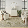 Nourison Astra Machine Washable ASW12 Ivory Green Area Rug Room Image Feature