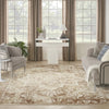 Nourison Astra Machine Washable ASW12 Rust Area Rug Swatch Image