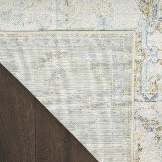 Nourison Astra Machine Washable ASW12 Blue Green Area Rug 