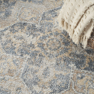Nourison Astra Machine Washable ASW12 Grey Area Rug Room Image Feature
