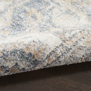 Nourison Astra Machine Washable ASW12 Grey Area Rug Texture Image