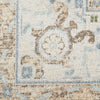 Nourison Astra Machine Washable ASW13 Ivory Blue Area Rug Swatch Image