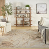 Nourison Astra Machine Washable ASW14 Beige Area Rug Room Image Feature