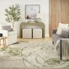 Nourison Astra Machine Washable ASW14 Beige Green Area Rug Room Image Feature