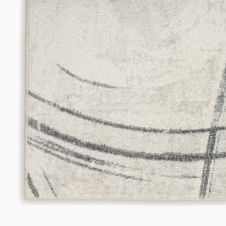 Nourison Astra Machine Washable ASW14 Silver Blue Area Rug T' R