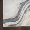 Nourison Astra Machine Washable ASW15 Ivory Blue Area Rug Detail Image