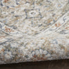 Nourison Astra Machine Washable ASW16 Gold Grey Area Rug Corner Image