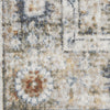 Nourison Astra Machine Washable ASW16 Gold Grey Area Rug Swatch Image