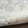 Nourison Astra Machine Washable ASW16 Teal Beige Area Rug Texture