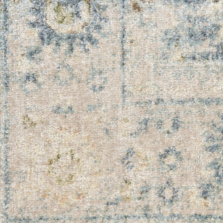 Nourison Astra Machine Washable ASW16 Teal Beige Area Rug Close Up 2