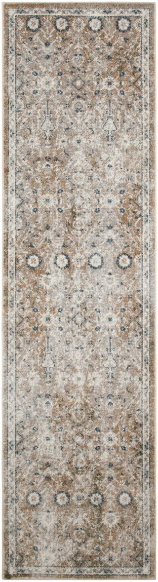 Nourison Astra Machine Washable ASW16 Gold Grey Area Rug Main Image