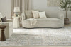 Nourison Astra Machine Washable ASW16 Gold Grey Area Rug Room Image Feature