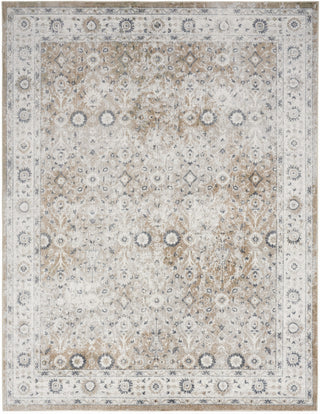 Nourison Astra Machine Washable ASW16 Silver Taupe Area Rug Main Image