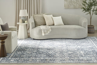 Nourison Astra Machine Washable ASW16 Dark Blue Area Rug Room Image Feature