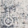 Nourison Astra Machine Washable ASW16 Ivory Blue Area Rug Swatch Image