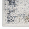 Nourison Astra Machine Washable ASW16 Ivory Blue Area Rug T' R