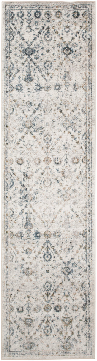 Nourison Astra Machine Washable ASW16 Ivory Blue Area Rug Main Image