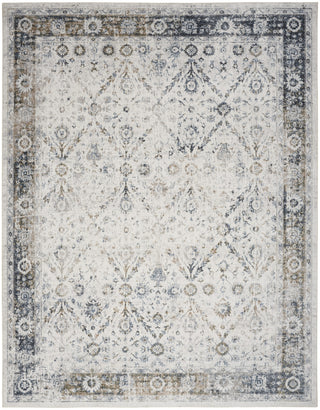 Nourison Astra Machine Washable ASW16 Ivory Blue Area Rug Main Image