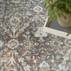 Nourison Astra Machine Washable ASW16 Ivory Multicolor Area Rug Corner Image