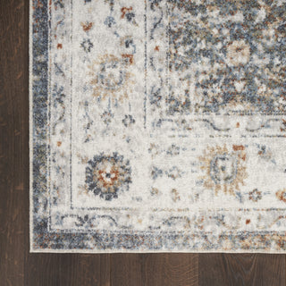 Nourison Astra Machine Washable ASW16 Ivory Multicolor Area Rug Detail Image