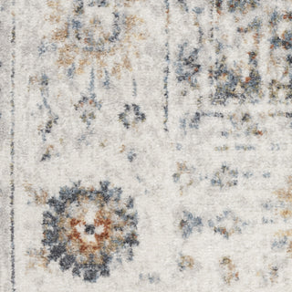 Nourison Astra Machine Washable ASW16 Ivory Multicolor Area Rug Swatch Image