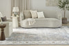 Nourison Astra Machine Washable ASW16 Ivory Multicolor Area Rug Room Image Feature