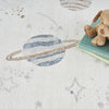 Nourison Astra Machine Washable ASW18 Ivory Multicolor Area Rug Texture Image